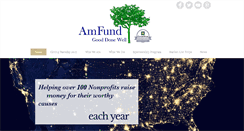 Desktop Screenshot of amfund.org